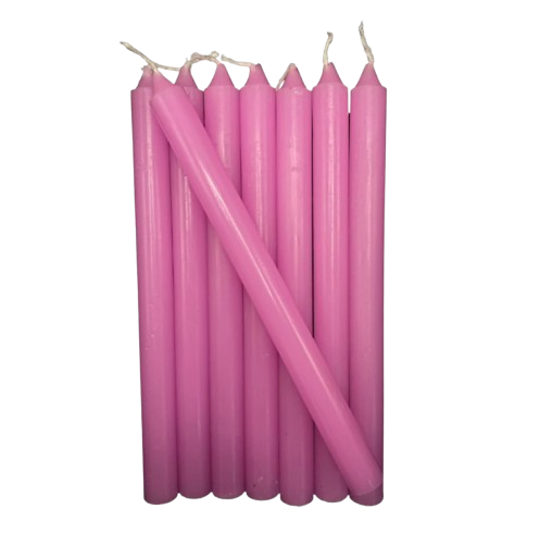 Vela Palito Rosa 18cm 1kg