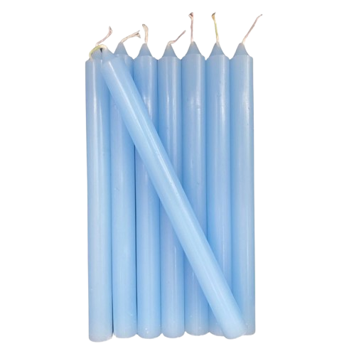 Vela Palito Azul Claro 18cm 1kg