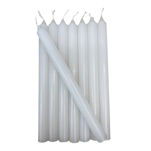 Vela Palito Branca 18cm 1kg